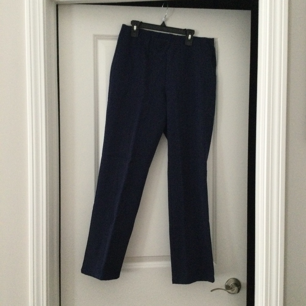 Isaac mizrahi Live! Navy blue straight leg pants